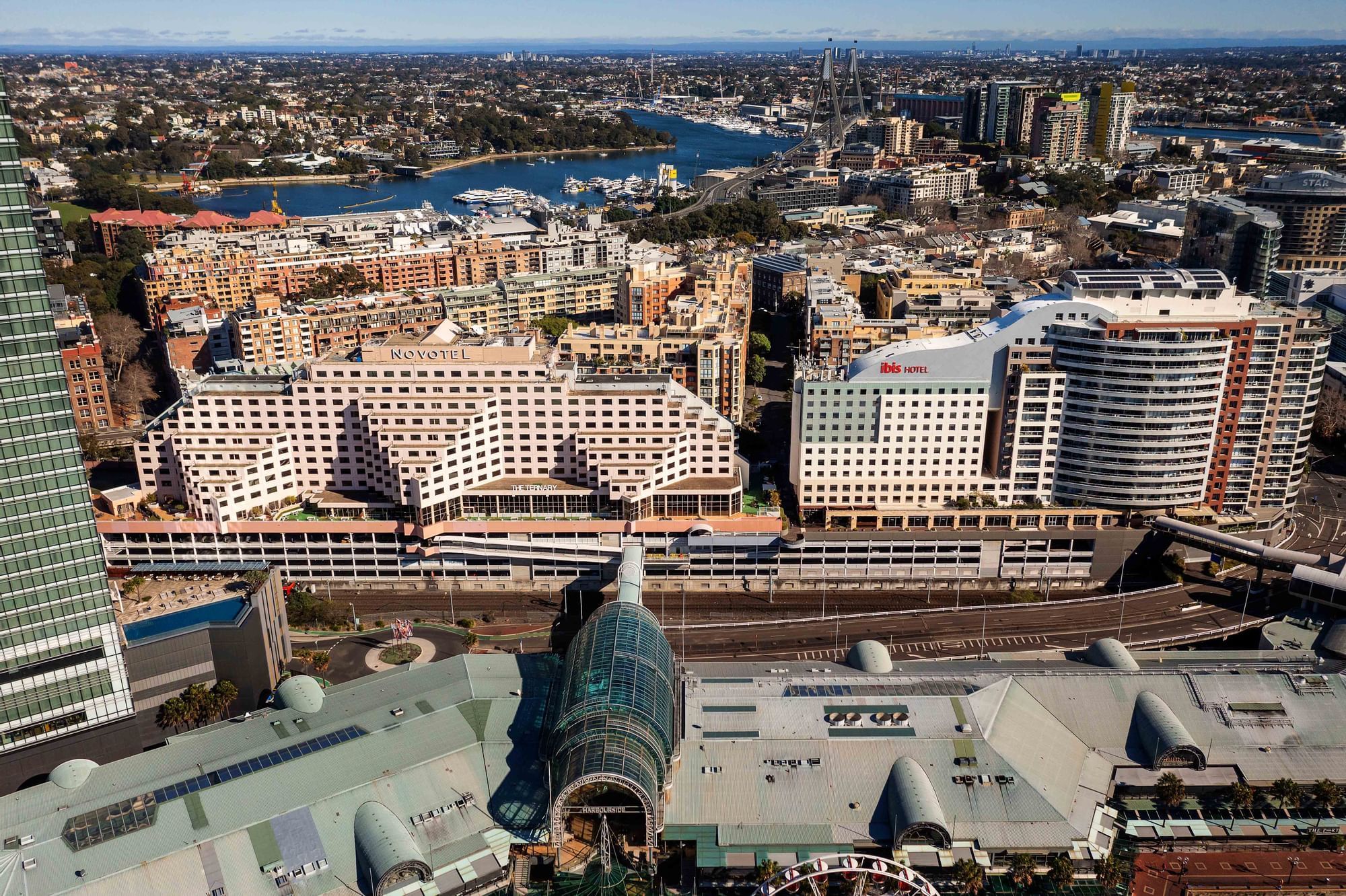 Aerial view - Ibis Sydney Darling Harbour