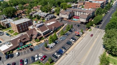 aerial view of Cheshire Inn