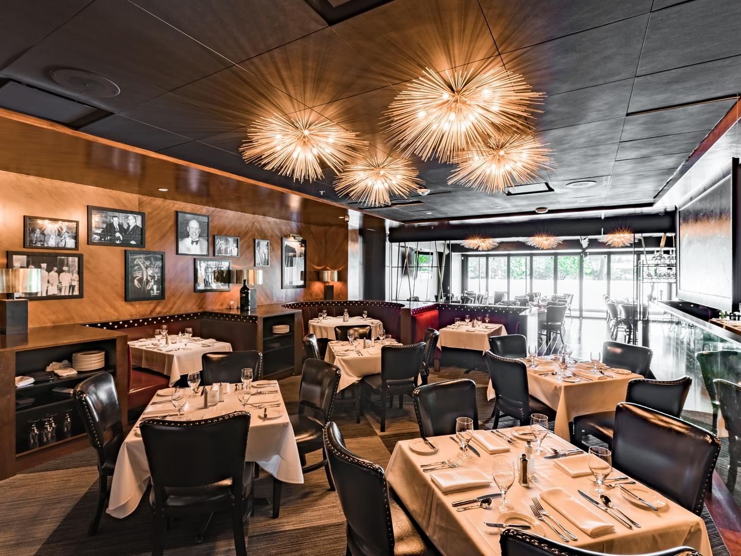 Dinning area of the Joe Muers at Kingsley Bloomfield Hills