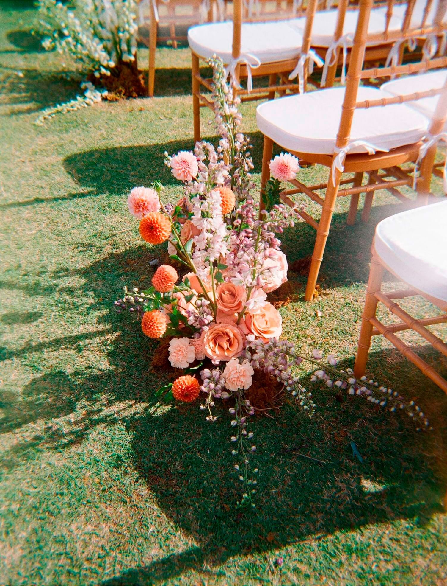 A vase of spring flowers