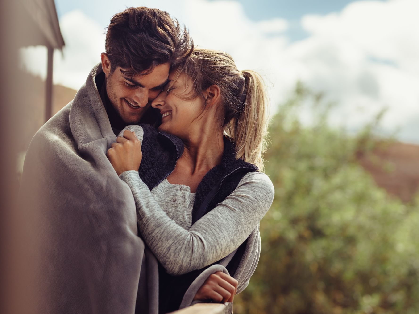 Couple hugging each other at Daydream Island Resort