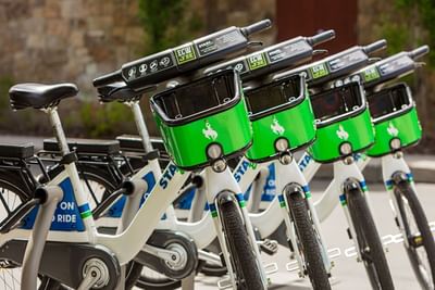 Start bike rentals at the Wyoming Inn