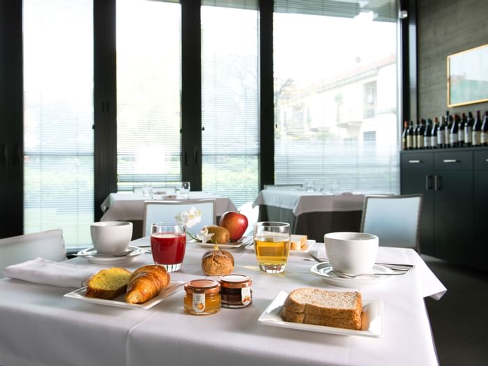 Breakfast served for 2 at Duparc Contemporary Suites