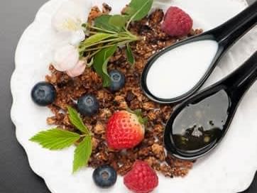 Closeup of a Breakfast served at Hotel Shocard