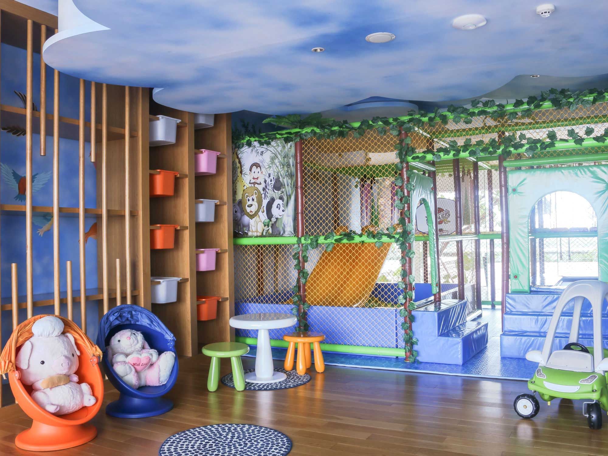Children play area with cute toys at Vasa Hotel Surabaya