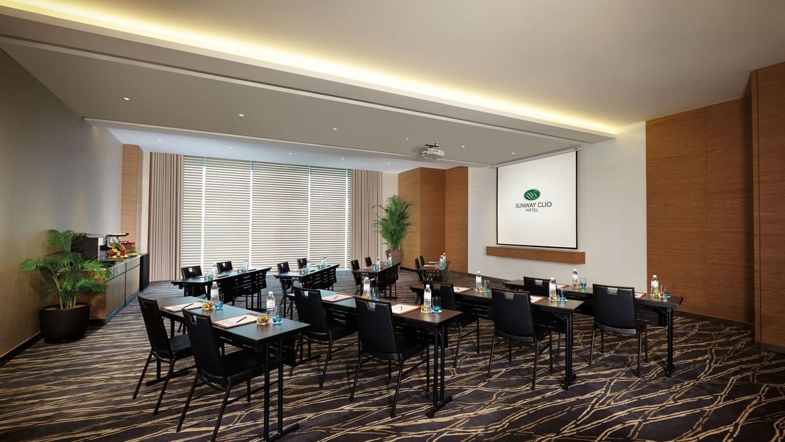 Classroom-style layout in a Meeting room at Sunway Lagoon Hotel