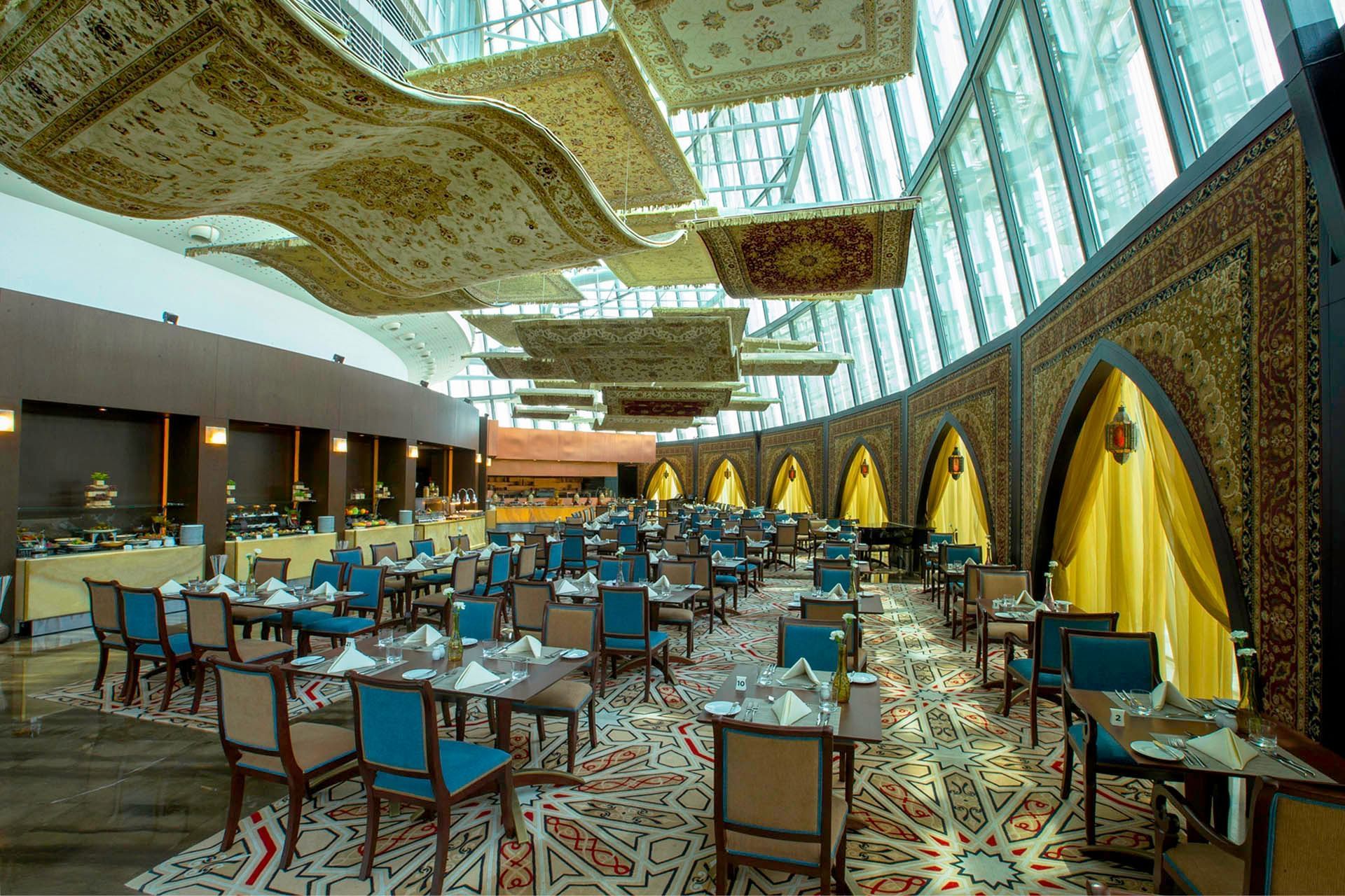 Flying Carpet Restaurant at The Torch Doha Hotel in Qatar
