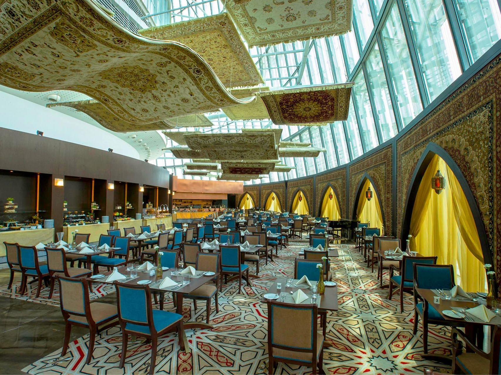 Flying Carpet Restaurant at The Torch Doha Hotel in Qatar