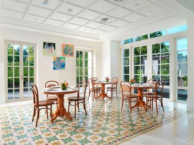 Elegant dining area in Straits & Co at The Danna Langkawi
