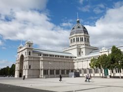 Exterior of Melbourne Museum near Brady Hotel Jones Lane