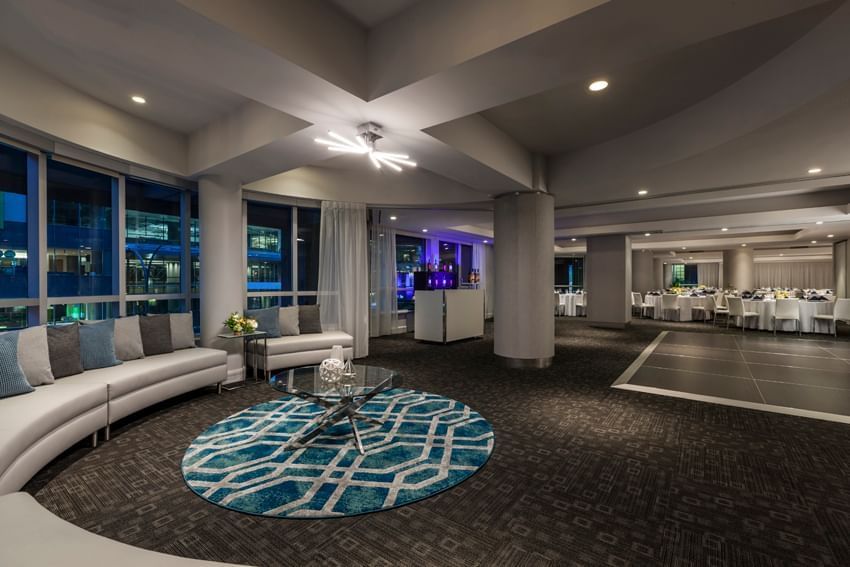 Lounge area in the Ballroom at Warwick Le Crystal