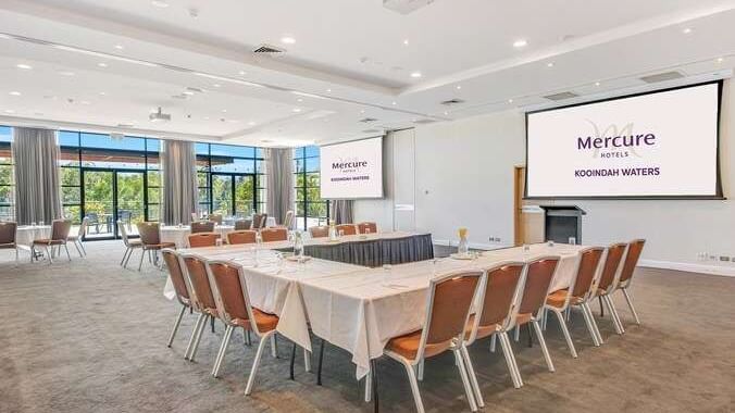 Meeting hall for large work event in Wyong