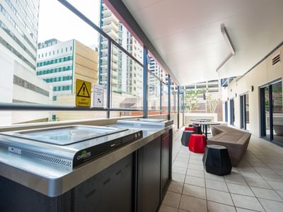 On Margaret _BBQ on the Outdoor Terrace