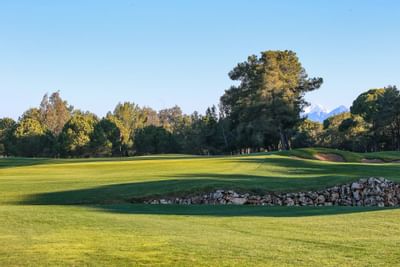 Titanic Golf Club stone wall