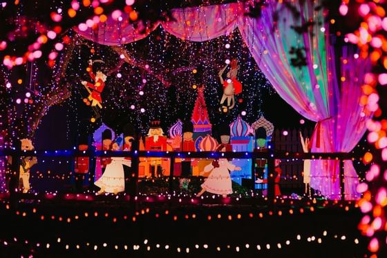 Cambria Christmas Market Light Display