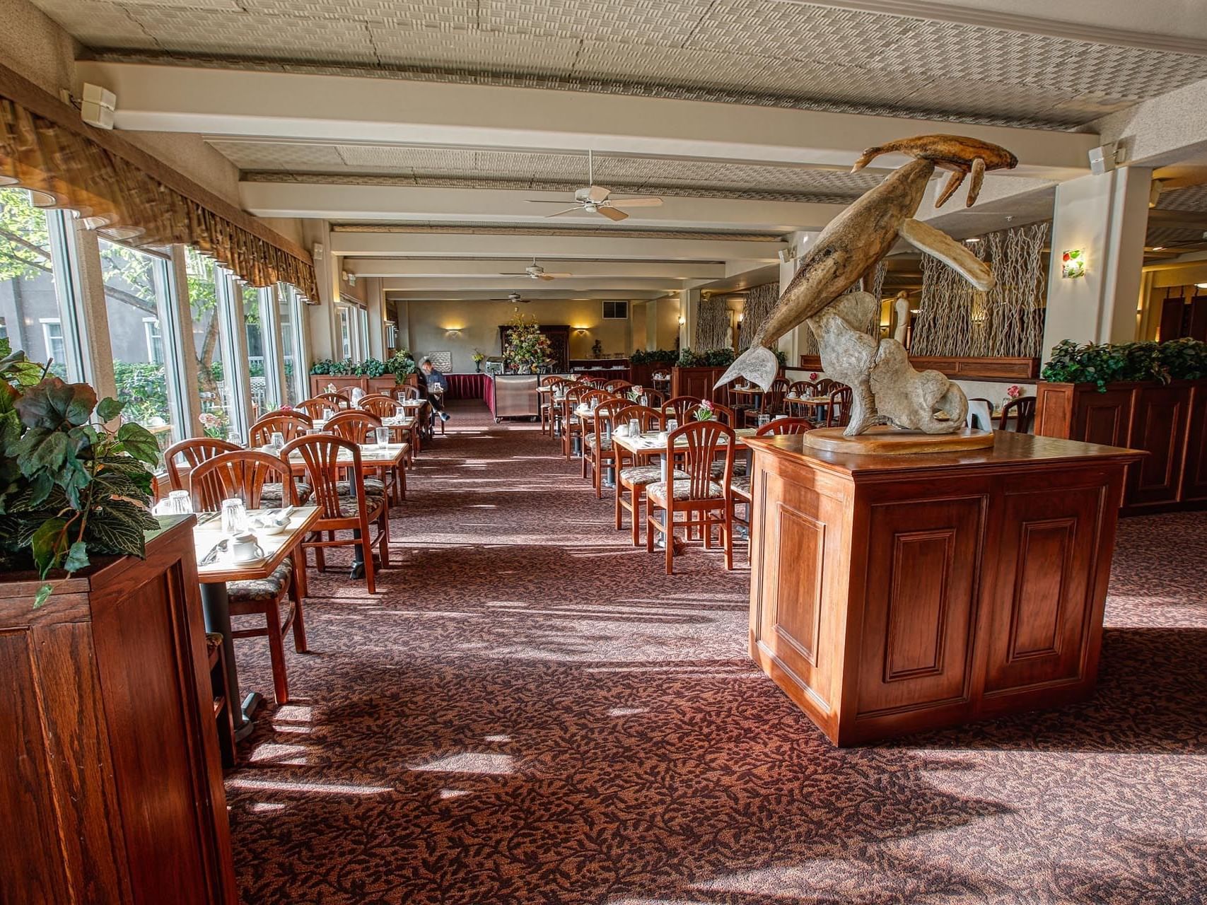 Front view of Golden bear restaurant at Bear Lodge 