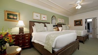Accessible Double Queen Room with two beds at Pine Inn