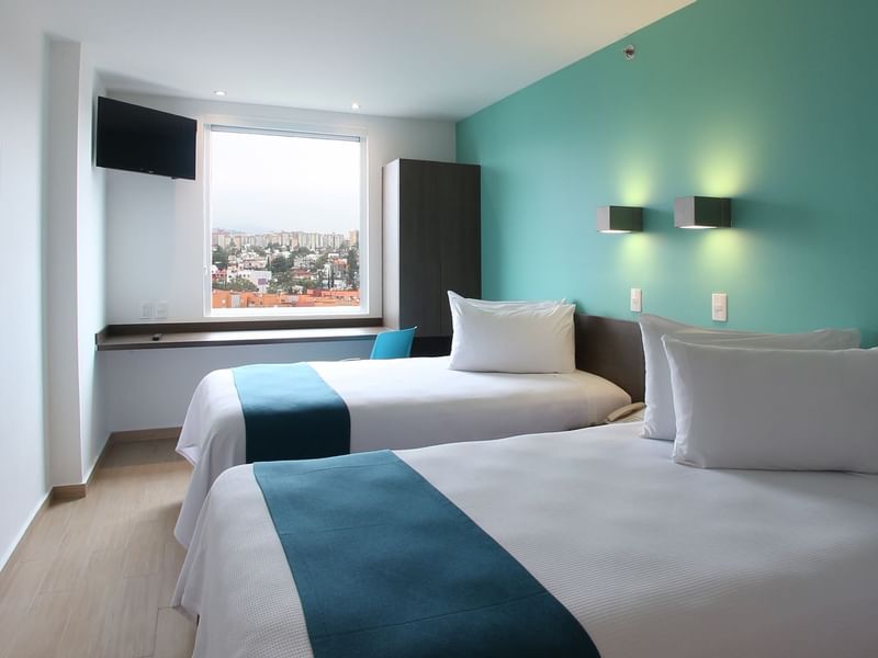 Interior de la habitación doble superior en One Hotels