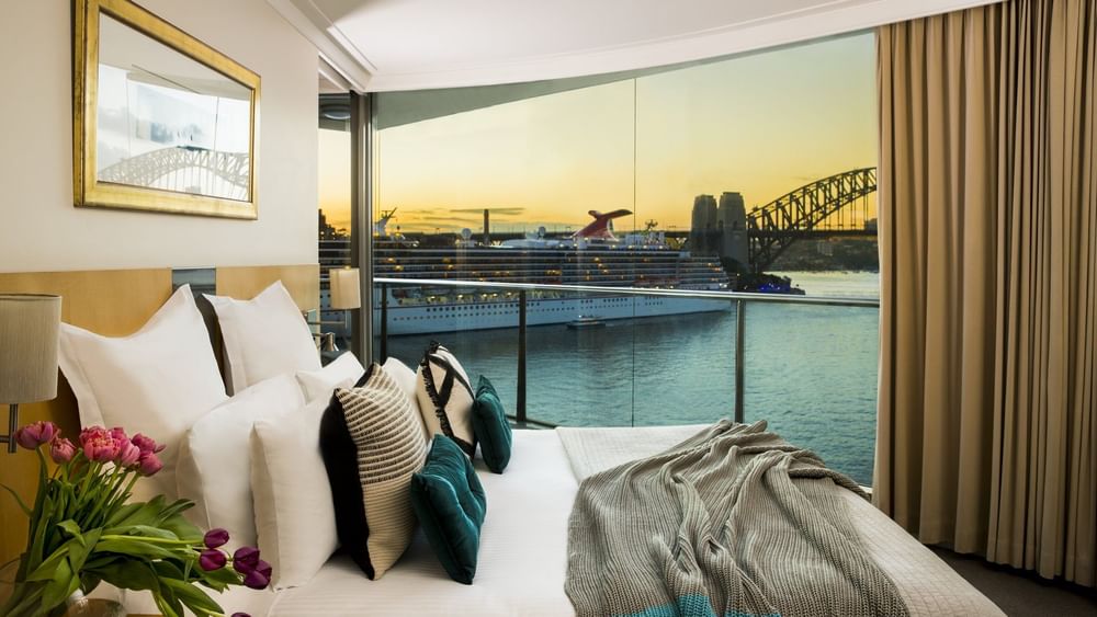 Two-bedroom harbour view Suite at Pullman Quay Grand Sydney