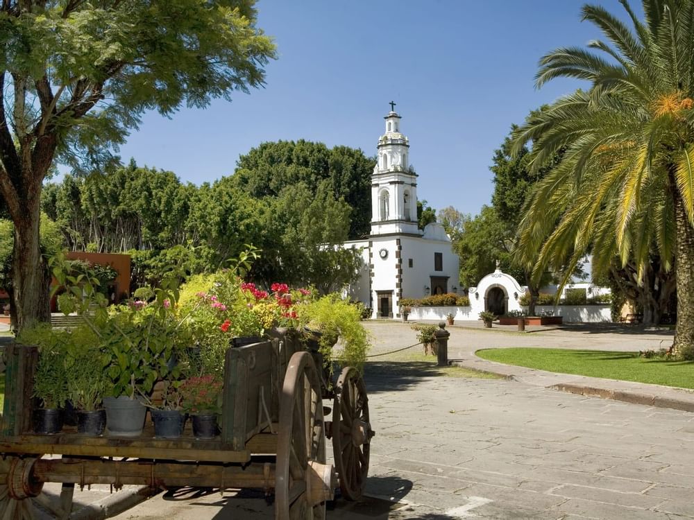 The entrance of the Chapel near Gamma Hotels