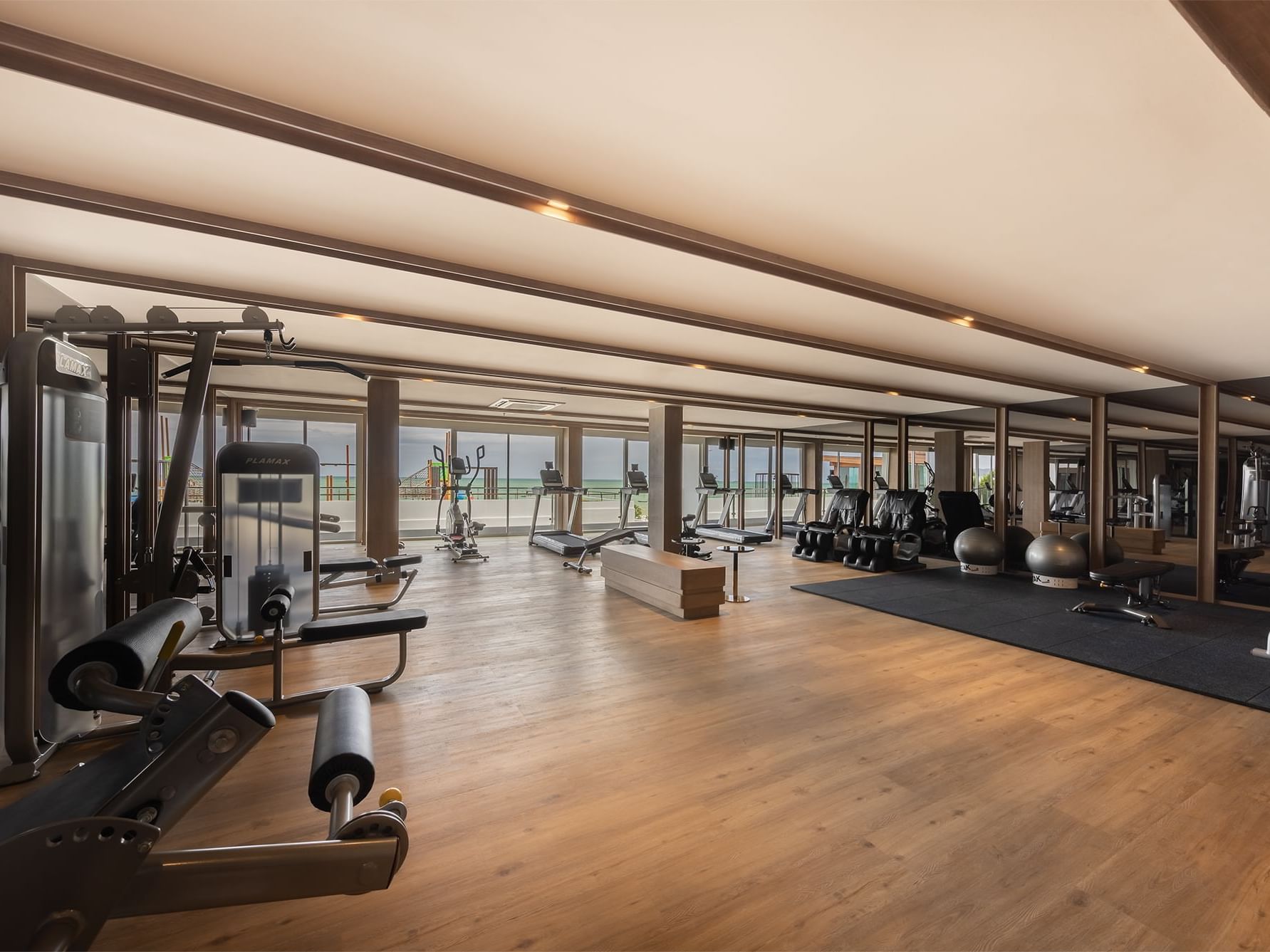 Interior of gym at Eastin Resort Rayong