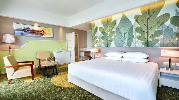 Bedroom with king size bed in Sunway Velocity Hotel Junior Suite