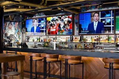 Interior of the Hale And Mary Bar at Knightsbridge Canberra