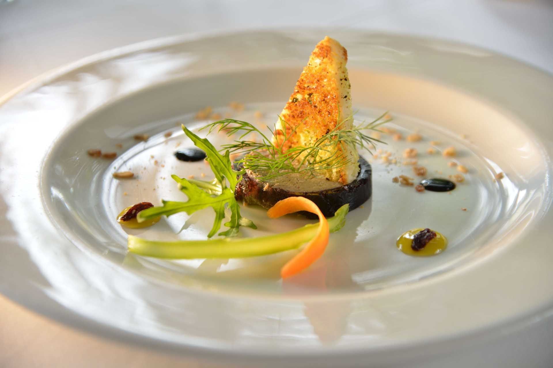 A vibrant dish from Delagoa Restaurant at Polana Serena Hotel