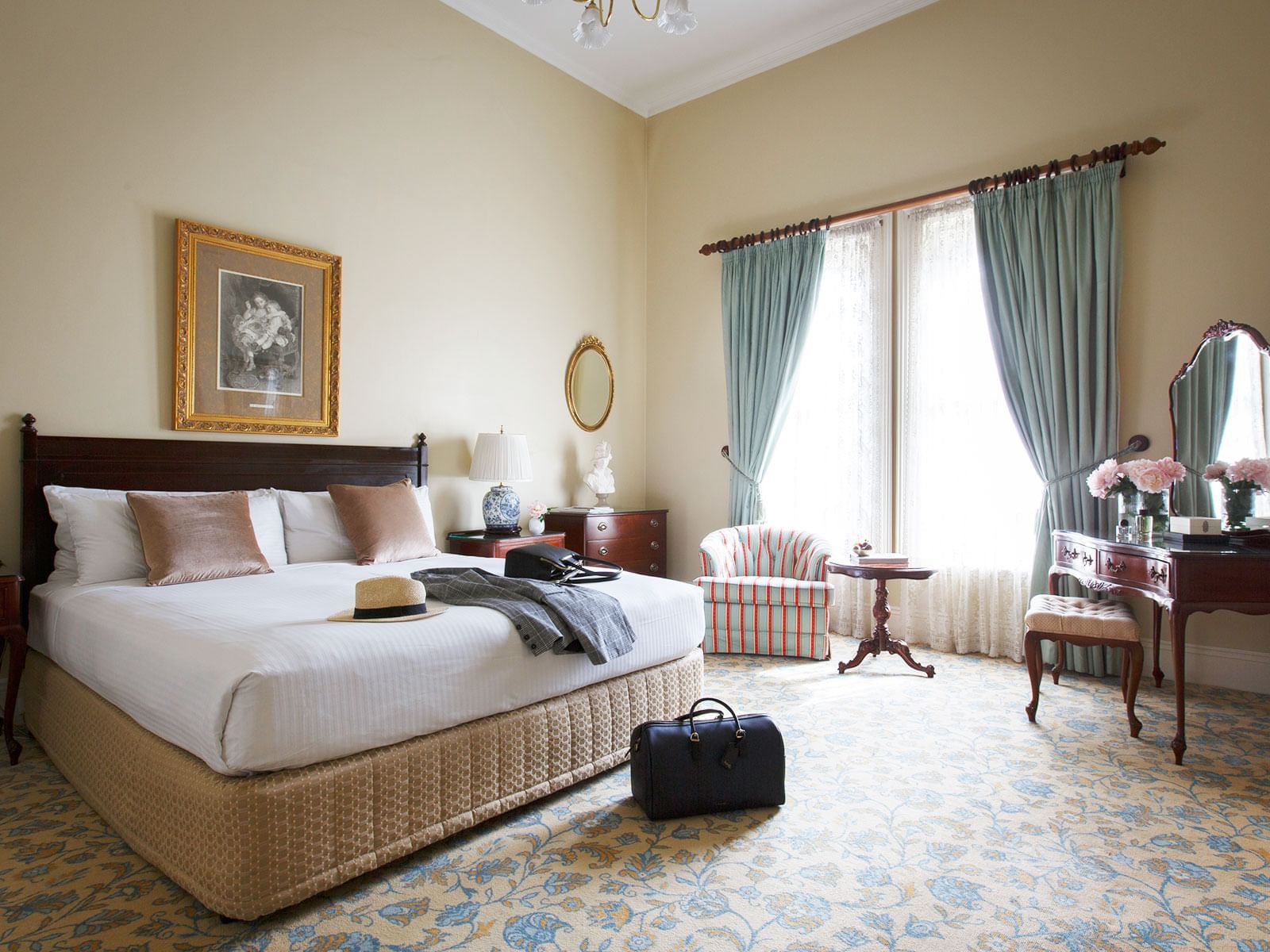 Victorian Suite Bedroom at The Hotel Windsor Melbourne