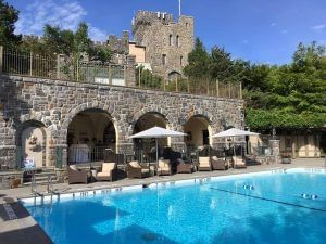 Pool & exterior of Castle Hotel and Spa