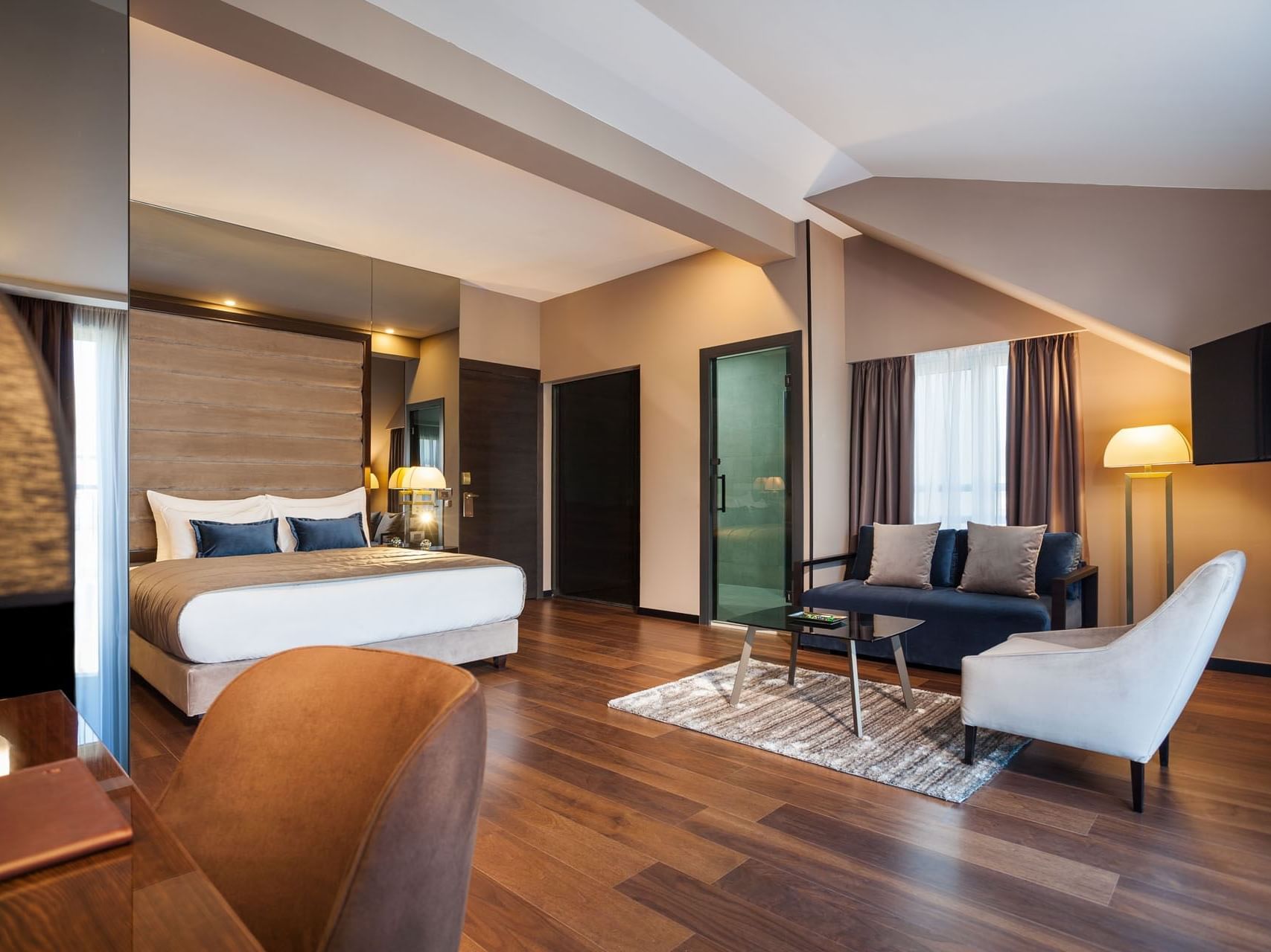 Junior Suite with Balcony at Saint Ten Hotel in Belgrade