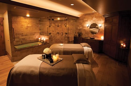 The Spa at Stein Eriksen Lodge Couple's Treatment Room