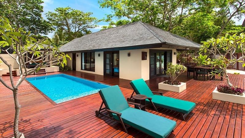 Pacific Pool Villa Pool at Warwick Le Lagon Vanuatu