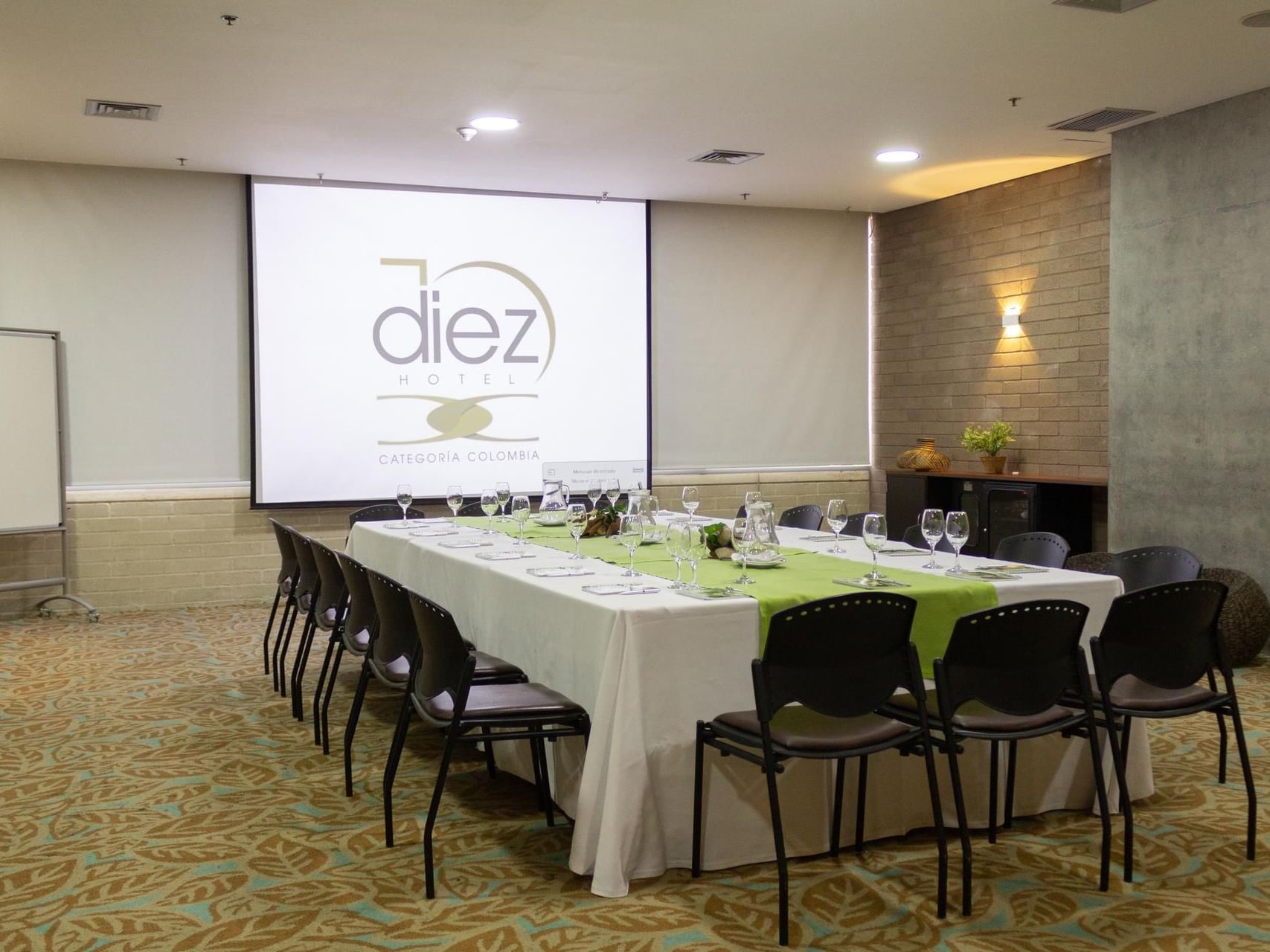Conference set-up in Amezonas at Diez Hotel Categoría