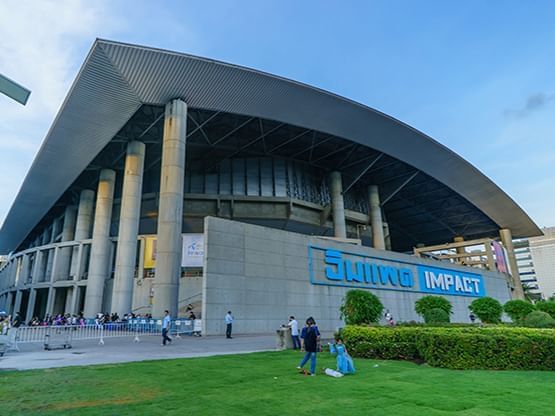 Exterior view of Impact Muang Thong Thani near Hop Inn Hotel