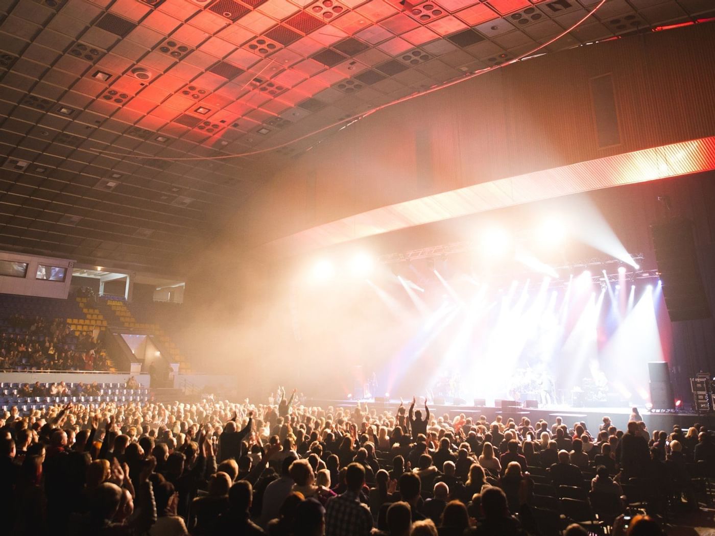 Concert at an arena in Mexico city near Grand Fiesta Americana