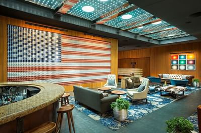 View of the Lobby from the bar area at Dream Downtown New York