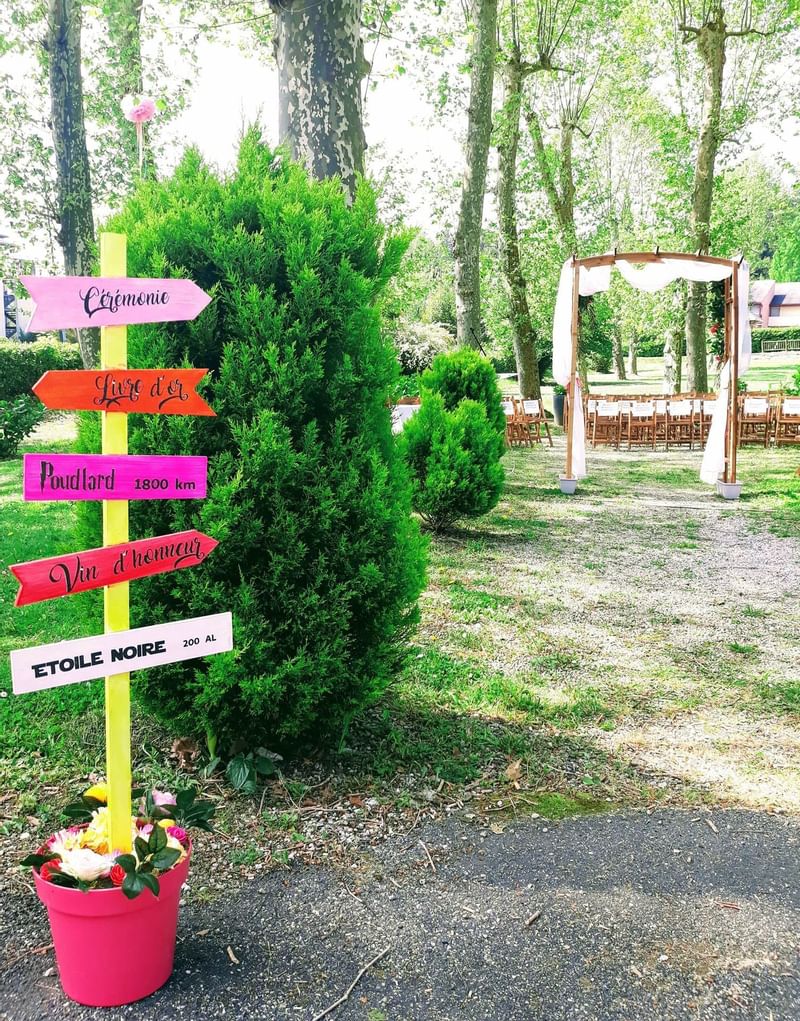 Garden Party at Hôtel du Parc in Salies-de-Béarn, France