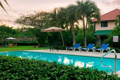 Inviting swimming pool at La Casita by the Hub, a top hotel with a pool in the Dominican Republic