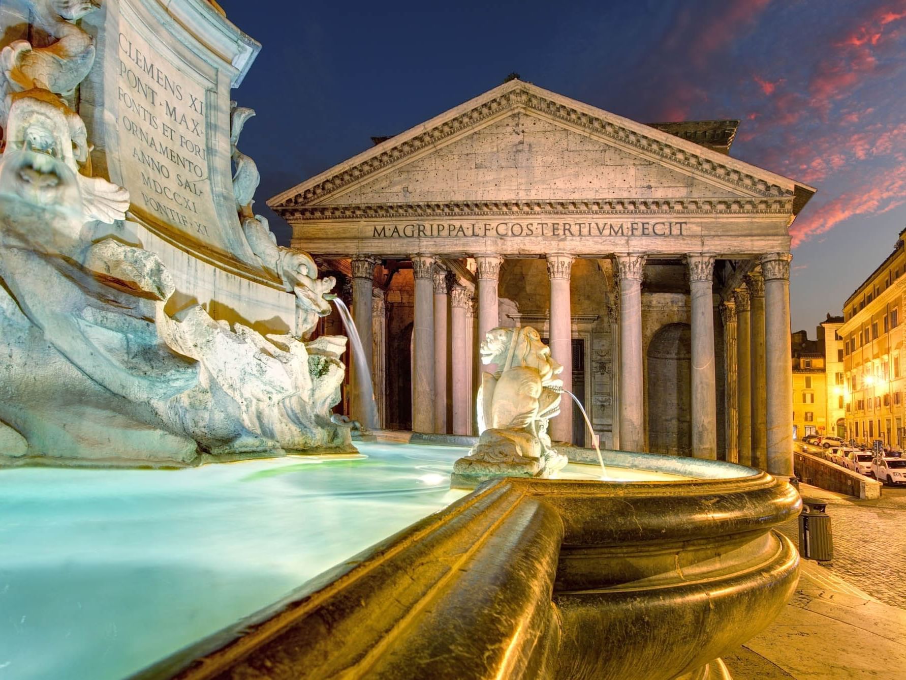 Close-up of a statue in Trevi Fountain near The Independent