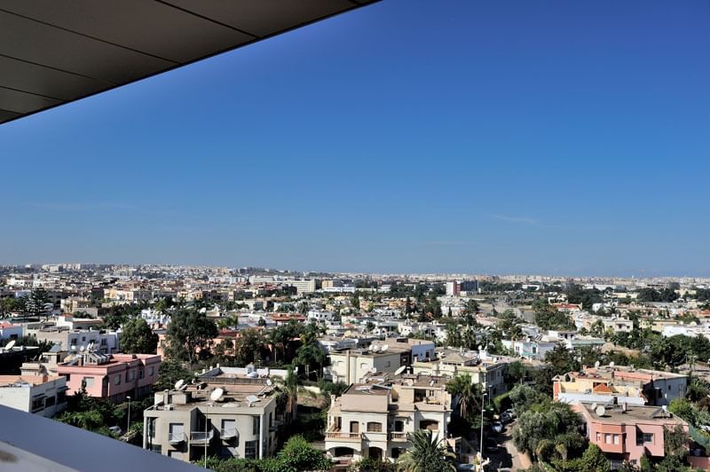 Views from Kenzi Sidi Maarouf Hotel in Casablanca, Morocco