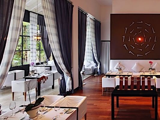 Dining area of Lucia Restaurant at Casa Colonial Beach & Spa