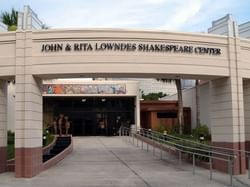 Entrance of Orlando Shakes near Rosen Inn at Pointe Orlando