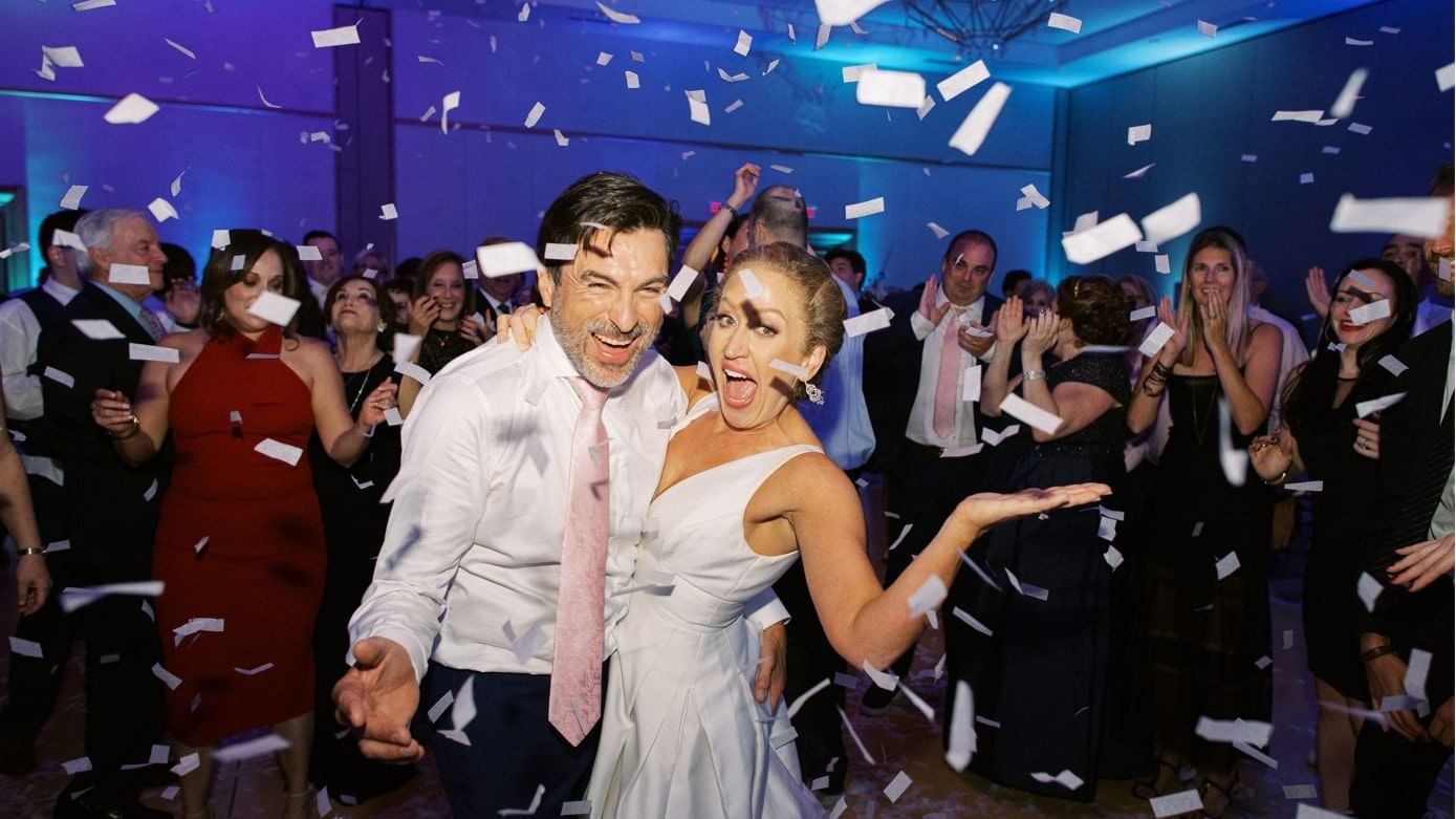 Couple enjoying in a wedding ceremony at The Diplomat Resort