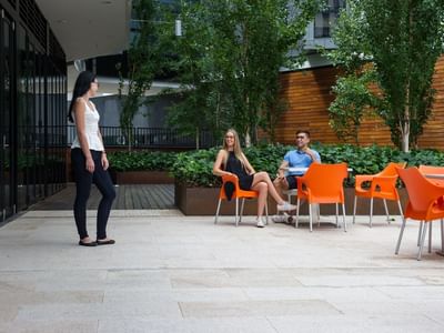 UniLodge @ ANU – Lena Karmel Lodge_Common Courtyard