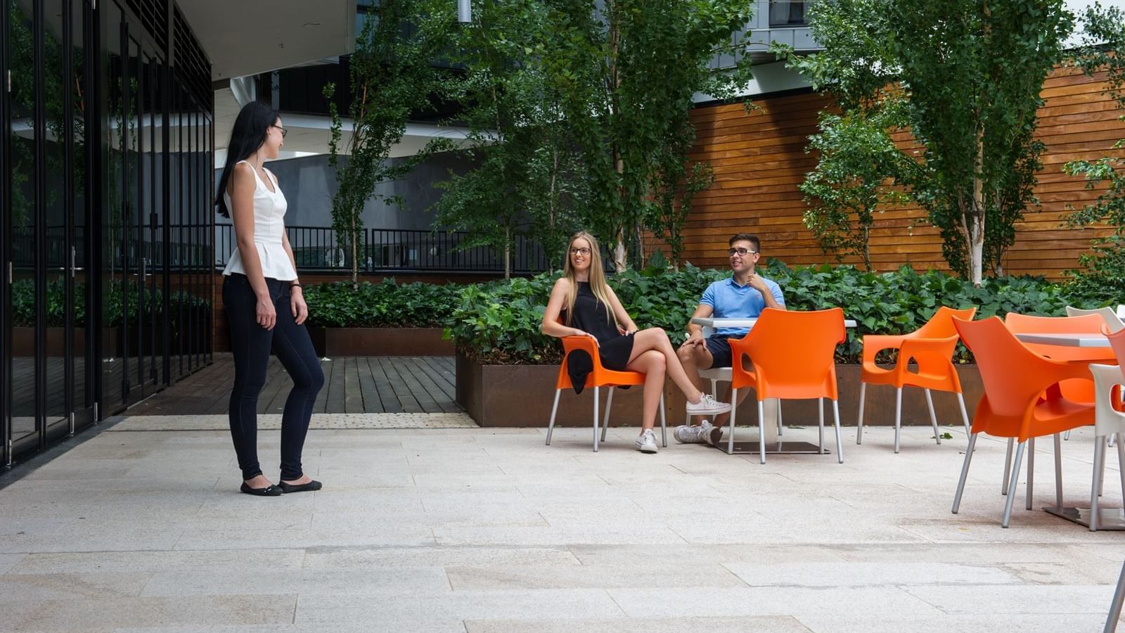 UniLodge @ ANU – Lena Karmel Lodge_Common Courtyard