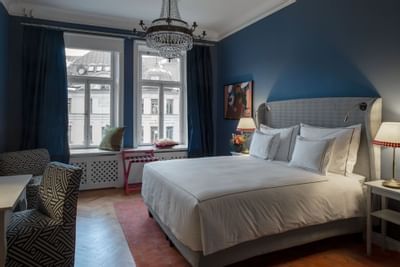 Interior setup of the Deluxe Room at The Sparrow Hotel