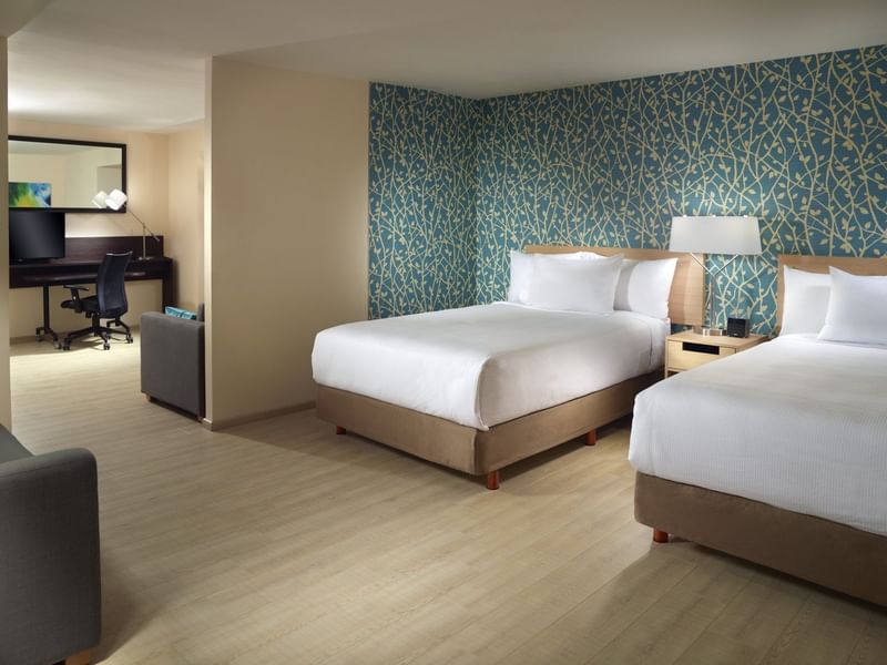 Camas dobles en Master Suite 2 Doble en One Hotels