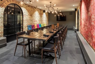 Social event room