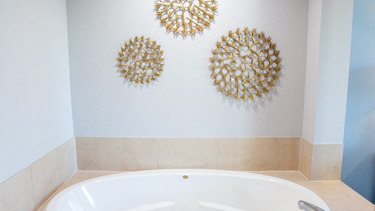 Jetted Tub in Master Bedroom